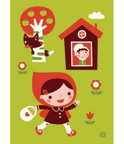 Poster cappuccetto rosso 50x70 Poster cappuccetto rosso 50x70