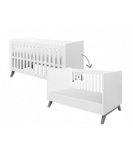 Lettino Levi Bianco/Grigio Bopita Lettino Levi Bianco/Grigio Bopita