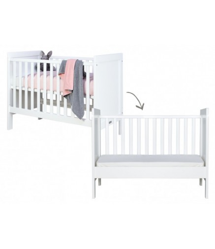 Lettino Combi Bianco Bopita 60x120 cm Lettino Combi Bianco Bopita 60x120 cm