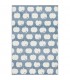 Tappeto Blu con Mele Bianche