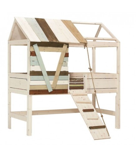Letto Treehouse con Scaletta in Corda Lifetime Letto Treehouse con Scaletta in Corda Lifetime