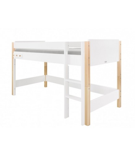 Letto a Soppalco Basso Jente Bianco Bopita Letto a Soppalco Basso Jente Bianco Bopita