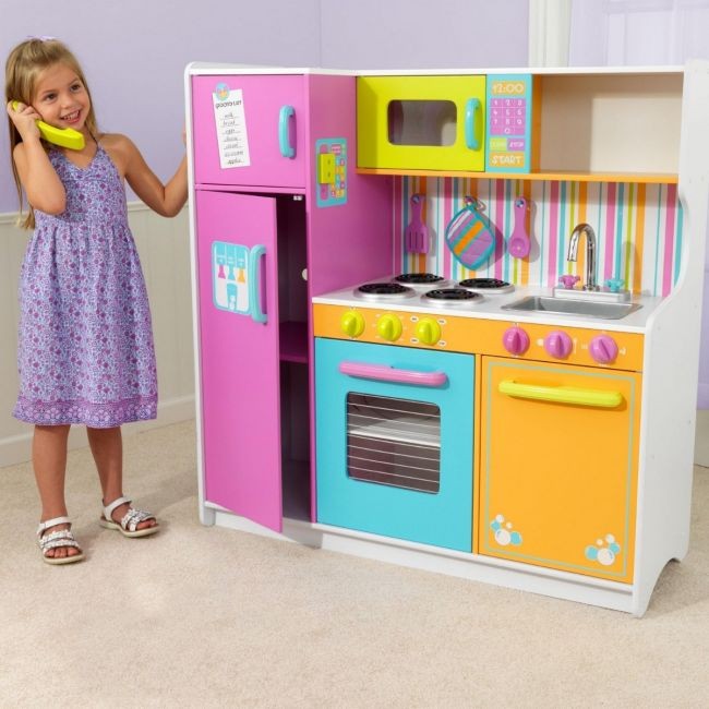 Cucina Giocattolo Deluxe Grande E Colorata Big And Bright In Legno Kidkraft  - La Cameretta di Pippi