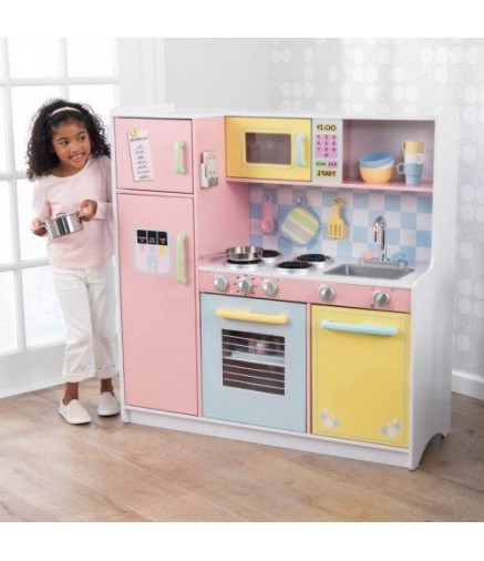 Cucina Giocattolo Grande Large Pastel In Legno Kidkraft - La 