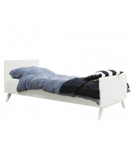 Letto Anne Retro 90x200 Bianco  Bopita