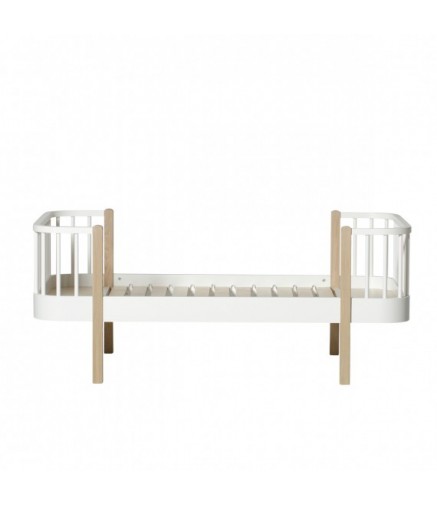 Letto Junior Wood 90x160 cm Oliver Furniture- 2 Varianti Colore